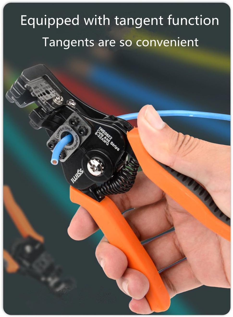 szhdxsy IWS0822 Manual Wire stripper Multifunctional electrical stripper peeling device Peeling knife Wire stripping pliers Wire cutter