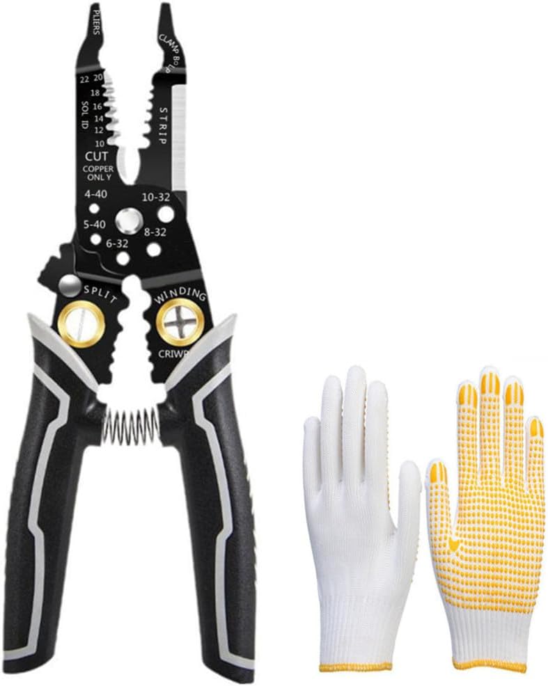 szhdxsy IWS0822 Manual Wire stripper Multifunctional electrical stripper peeling device Peeling knife Wire stripping pliers Wire cutter