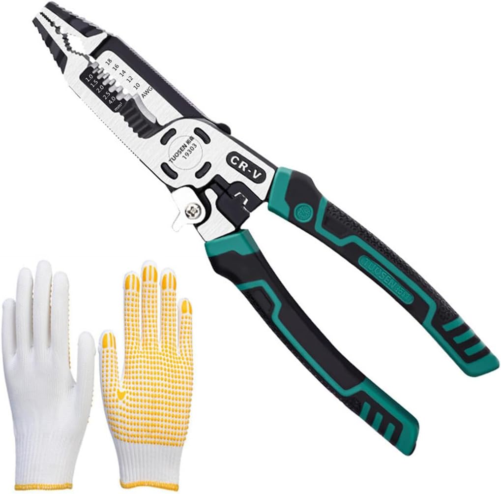 szhdxsy IWS0822 Manual Wire stripper Multifunctional electrical stripper peeling device Peeling knife Wire stripping pliers Wire cutter