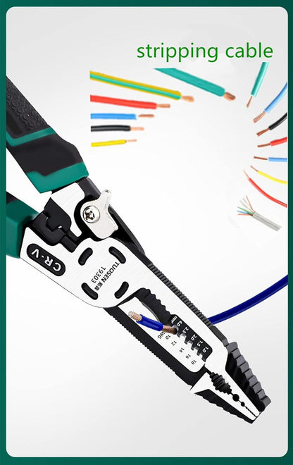 szhdxsy IWS0822 Manual Wire stripper Multifunctional electrical stripper peeling device Peeling knife Wire stripping pliers Wire cutter