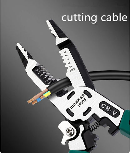 szhdxsy IWS0822 Manual Wire stripper Multifunctional electrical stripper peeling device Peeling knife Wire stripping pliers Wire cutter