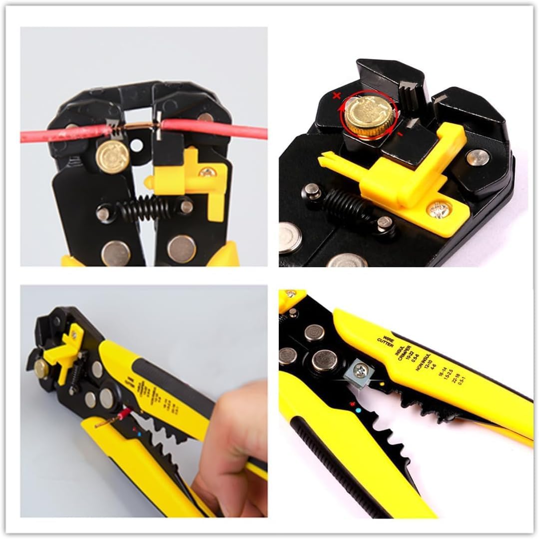 szhdxsy IWS0822 Manual Wire stripper Multifunctional electrical stripper peeling device Peeling knife Wire stripping pliers Wire cutter