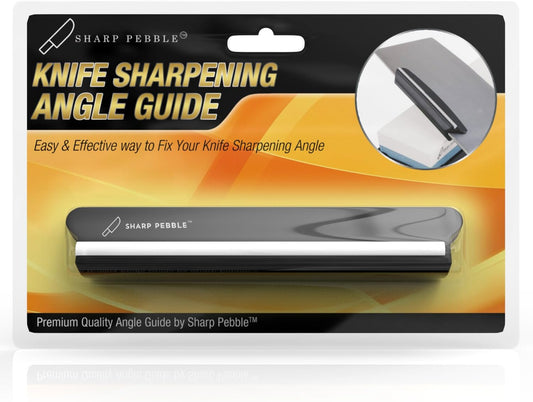 Whetstone Knife Sharpening Angle Guide | Maintain the Correct Sharpening Angle Without Wrist Strain - 15 to 20 Degree, Fits All Kinds & Sizes of Knives