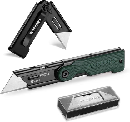 3PCS Quick Change Folding Pocket Utility Knife Set with Belt Clip
