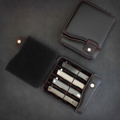 Premium Knife Storage Case for Knives, 6 Section Pocket Knife Storage, 88CSW