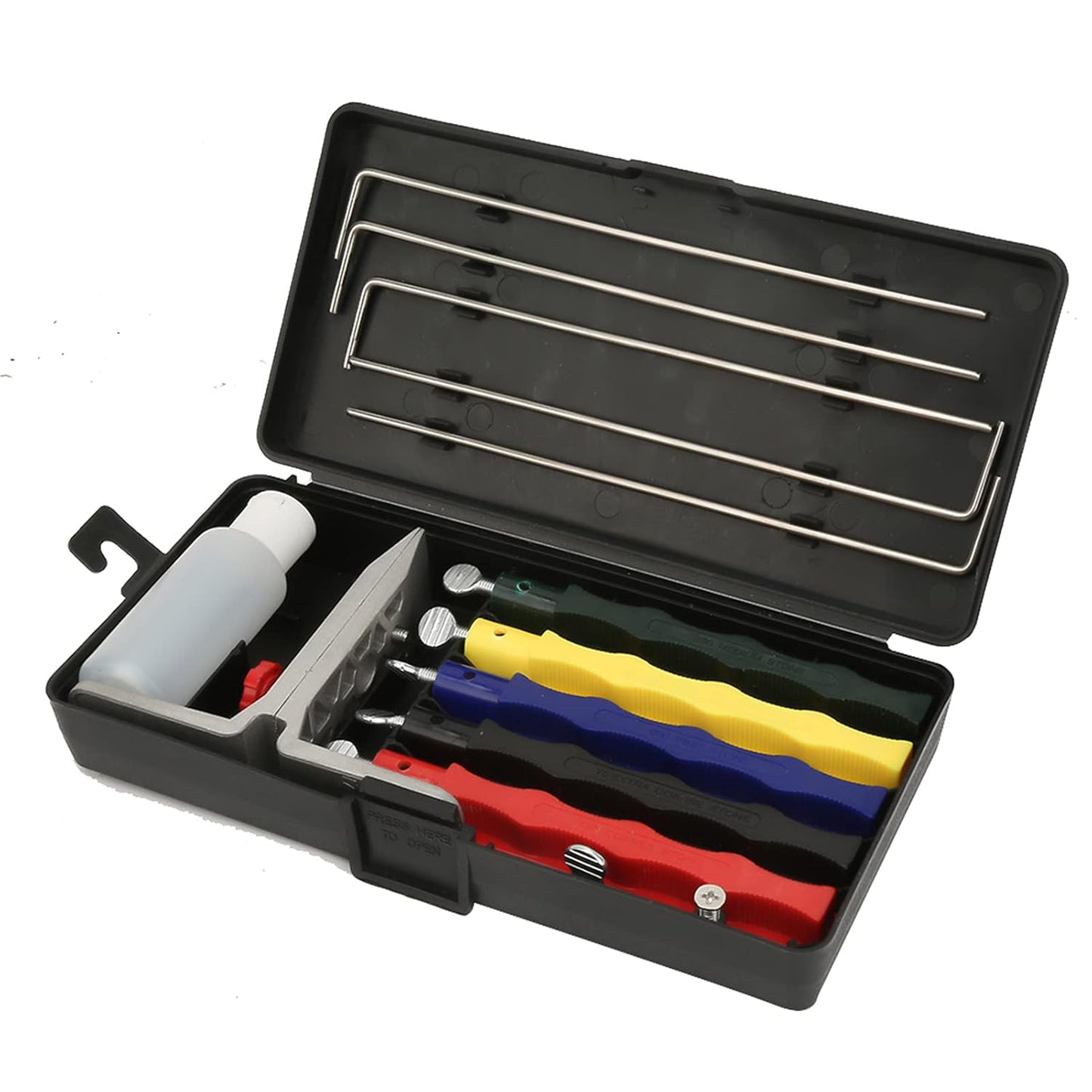 Sharpening System, Kitchen FiX Angle Knife Sharpener Knife Sharpener Kit Grinder Sharpening Stone Set Diamond Sharpening System Tools for Chef Home