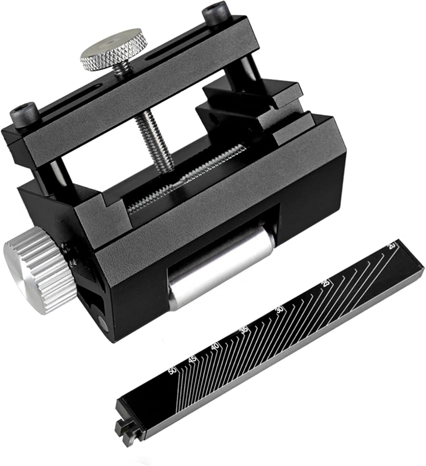 Honing Guide for Chisels and Planes,Adjustable Chisel Sharpening Jig,Fixed Angle Knife Sharpener Tool,Knife Honing Guide Clamping Planer Blade for Chisels and Planes