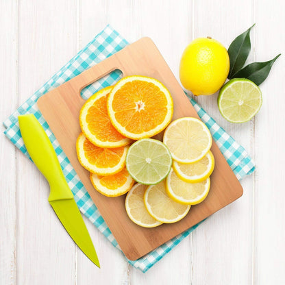 Bamboo Cutting Board, Wooden Kitchen Chopping Board for Food Prep, Chopping, Carving Meat, Fruits Vegetables, 12.5" x 9"