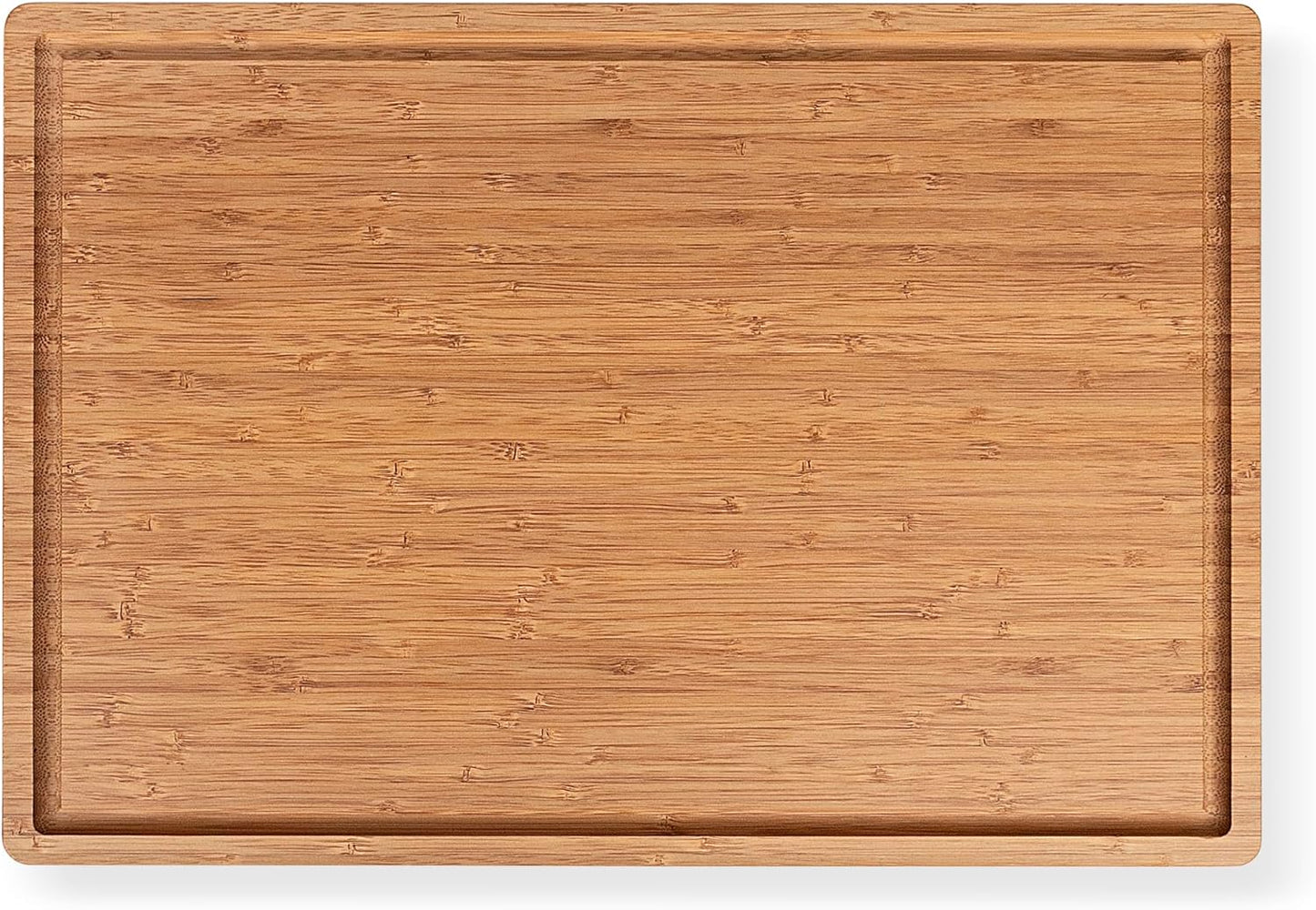 Bamboo Cutting Board, Wooden Kitchen Chopping Board for Food Prep, Chopping, Carving Meat, Fruits Vegetables, 12.5" x 9"