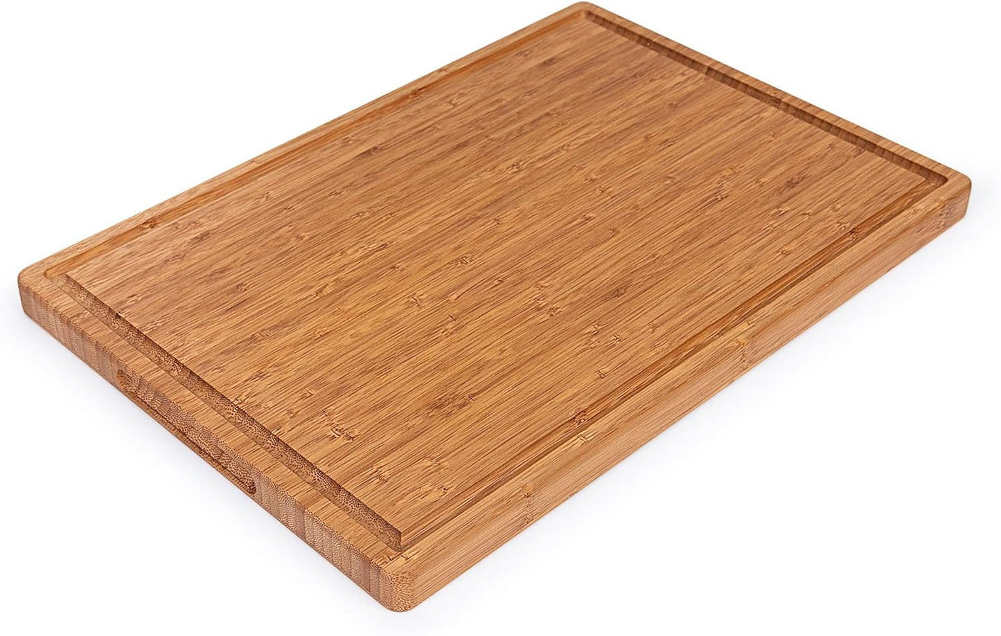 Bamboo Cutting Board, Wooden Kitchen Chopping Board for Food Prep, Chopping, Carving Meat, Fruits Vegetables, 12.5" x 9"