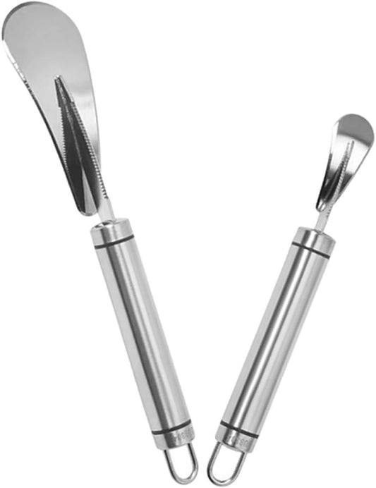 Stainless Steel Citrus Peeler Set 2pcs Grapefruit Knife Orange Cutter Kitchen Fruit Peeling Tool for Home Use for Citrus Fruits