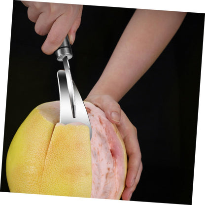 Stainless Steel Citrus Peeler Set 2pcs Grapefruit Knife Orange Cutter Kitchen Fruit Peeling Tool for Home Use for Citrus Fruits