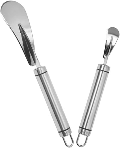 Stainless Steel Citrus Peeler Set 2pcs Grapefruit Knife Orange Cutter Kitchen Fruit Peeling Tool for Home Use for Citrus Fruits