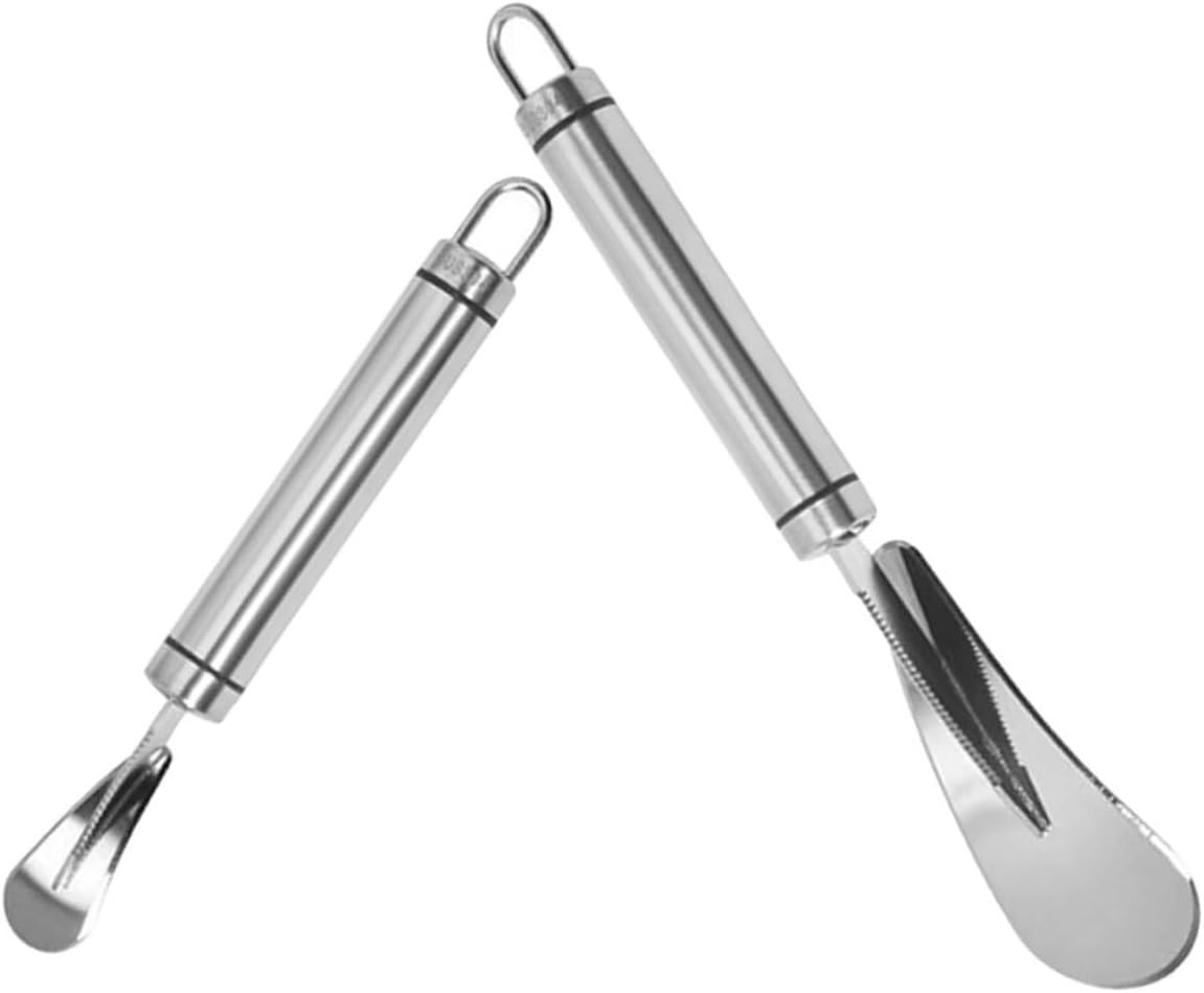 Stainless Steel Citrus Peeler Set 2pcs Grapefruit Knife Orange Cutter Kitchen Fruit Peeling Tool for Home Use for Citrus Fruits