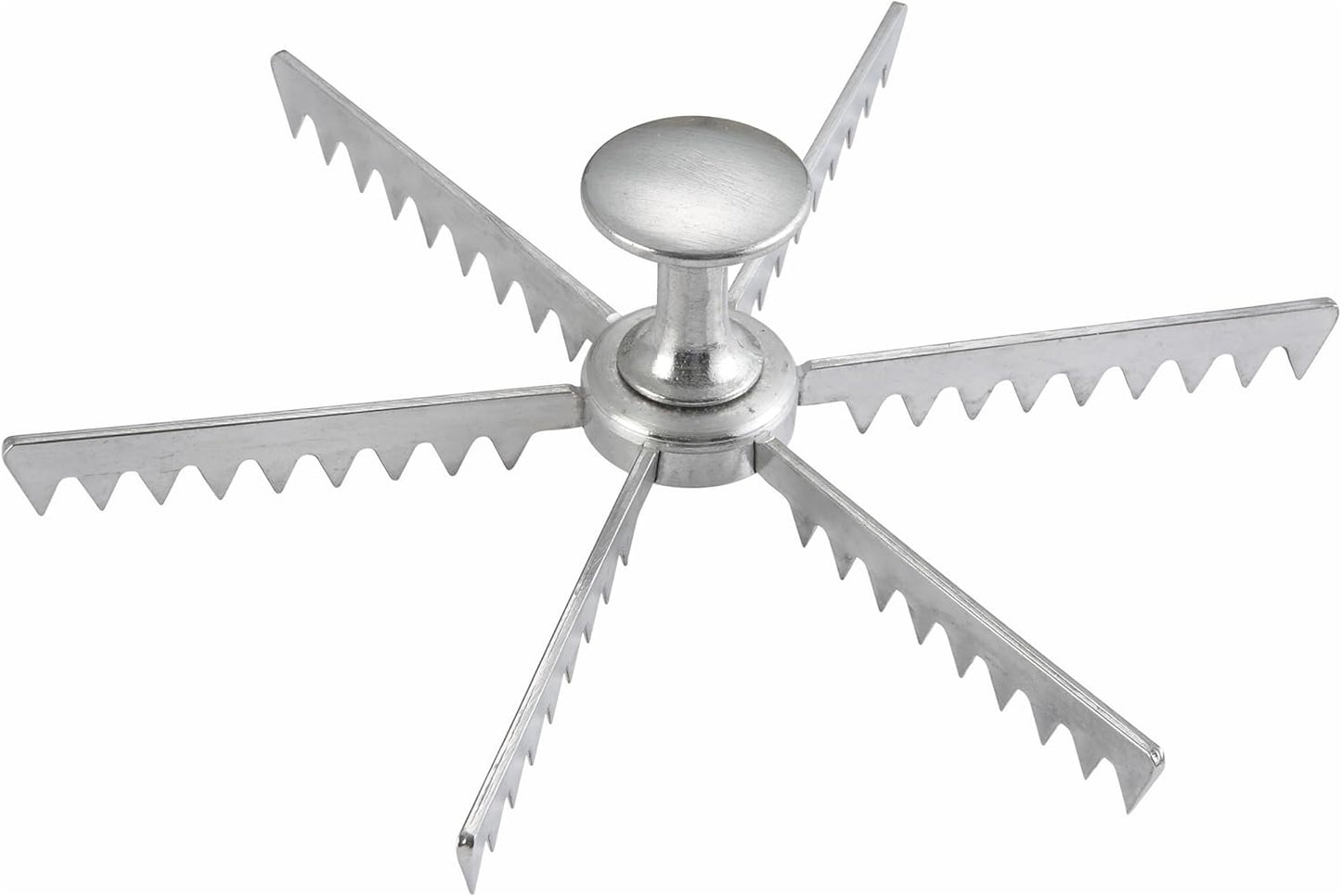 Winware Aluminum 6-Cut Pie and Cake Marker