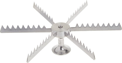 Winware Aluminum 6-Cut Pie and Cake Marker