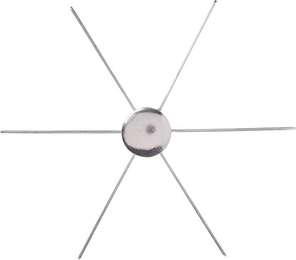 Winware Aluminum 6-Cut Pie and Cake Marker