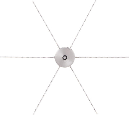 Winware Aluminum 6-Cut Pie and Cake Marker