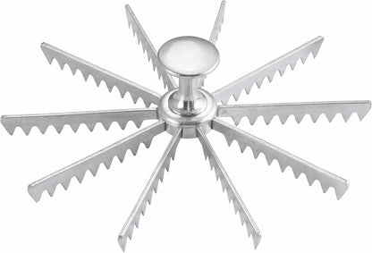 Winware Aluminum 6-Cut Pie and Cake Marker