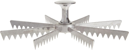 Winware Aluminum 6-Cut Pie and Cake Marker