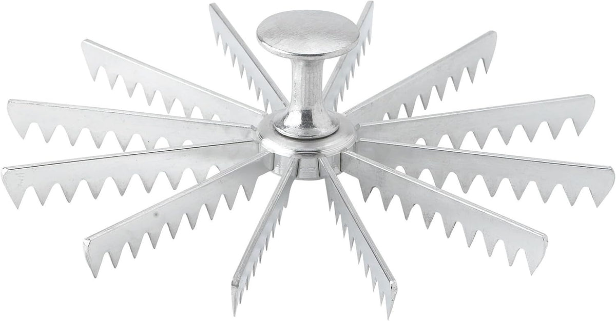 Winware Aluminum 6-Cut Pie and Cake Marker