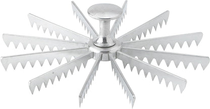 Winware Aluminum 6-Cut Pie and Cake Marker