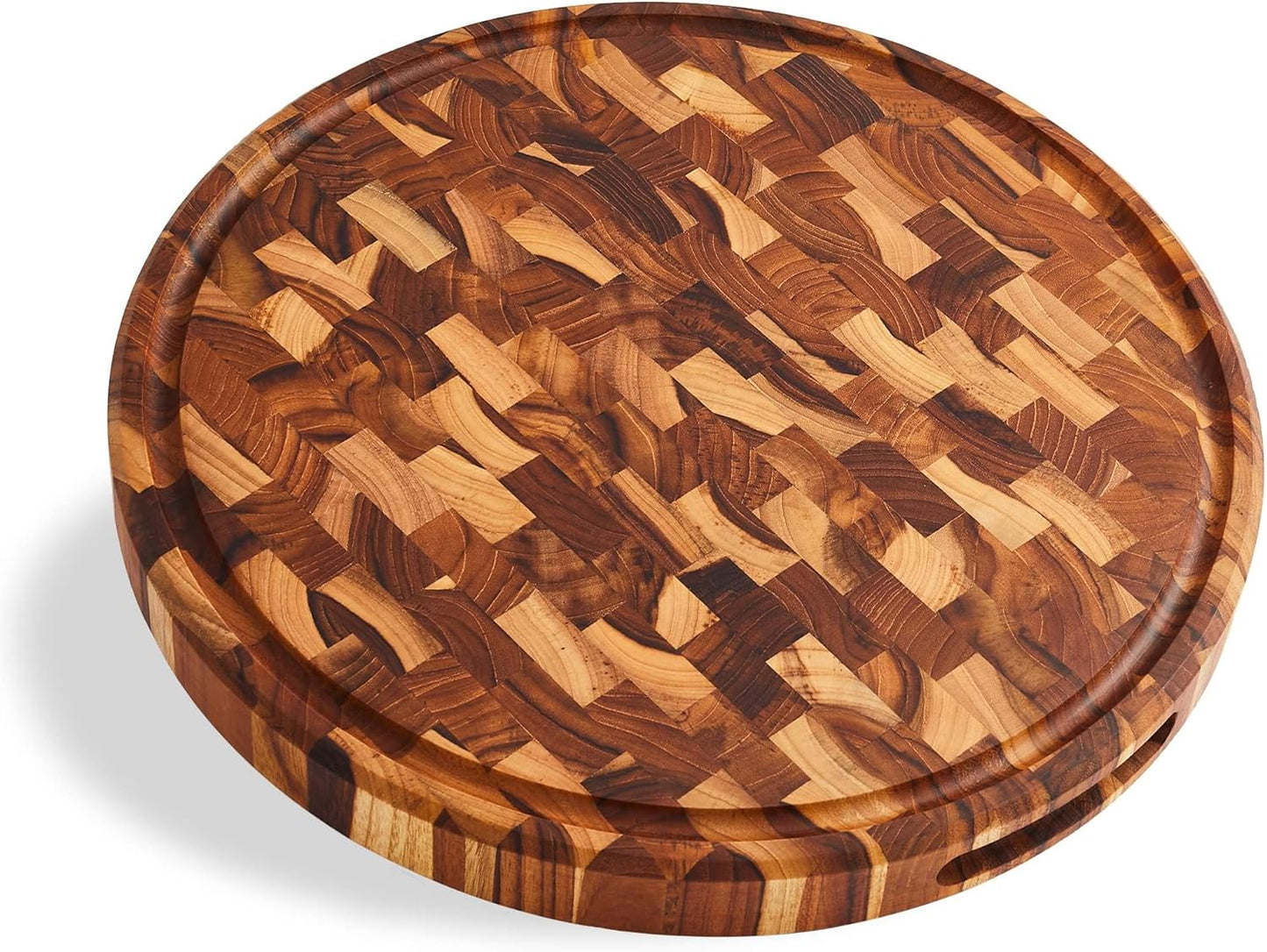 Winsome Acacia Wood Cutting Board | Acacia Edge Grain Cutting Board for Kitchen with Juice Groove & Sorting Compartment | Perfect for Charcuterie | Gift Box Included | 16x12x1.5 in