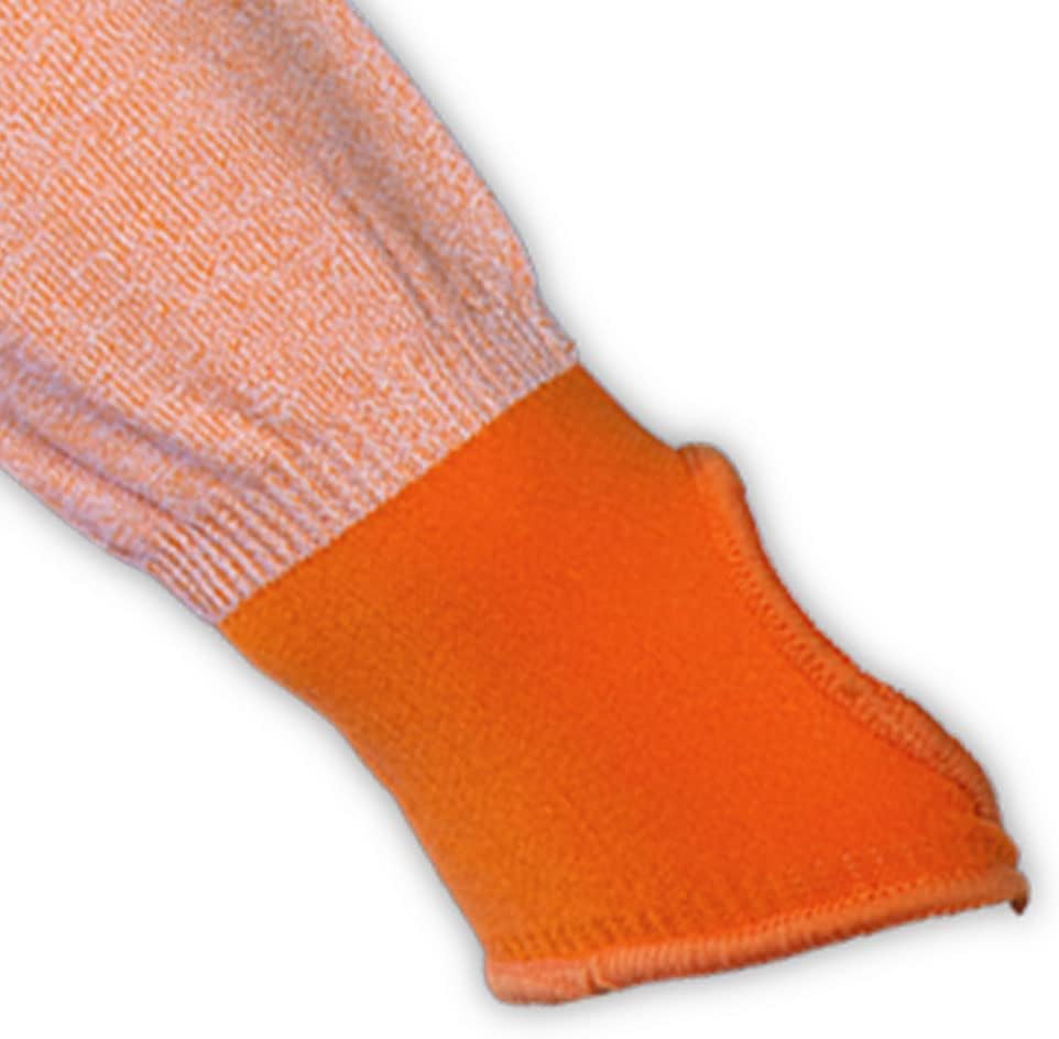 MAGID Cut Resistant Protective Arm Sleeves with Thumb Slot, 1 Pair, Black I Thumbslot: Yes, 18"