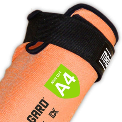 MAGID Cut Resistant Protective Arm Sleeves with Thumb Slot, 1 Pair, Black I Thumbslot: Yes, 18"