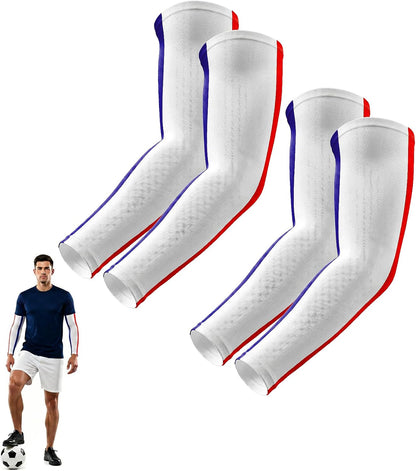 Sun Protection Cooling Arm Sleeves Compression - Tattoo Cover up - Sun Sleeves for Men Women Youth - Colors B