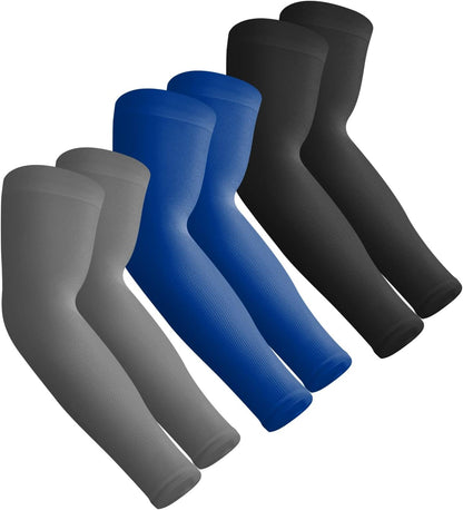 Sun Protection Cooling Arm Sleeves Compression - Tattoo Cover up - Sun Sleeves for Men Women Youth - Colors B