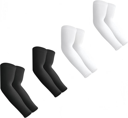 Sun Protection Cooling Arm Sleeves Compression - Tattoo Cover up - Sun Sleeves for Men Women Youth - Colors B