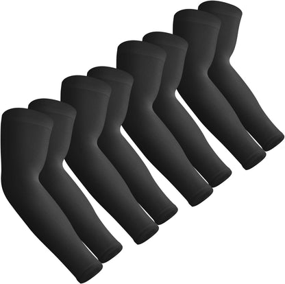 Sun Protection Cooling Arm Sleeves Compression - Tattoo Cover up - Sun Sleeves for Men Women Youth - Colors B