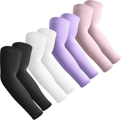 Sun Protection Cooling Arm Sleeves Compression - Tattoo Cover up - Sun Sleeves for Men Women Youth - Colors B