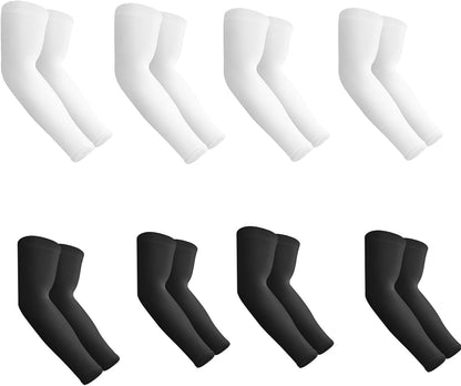 Sun Protection Cooling Arm Sleeves Compression - Tattoo Cover up - Sun Sleeves for Men Women Youth - Colors B