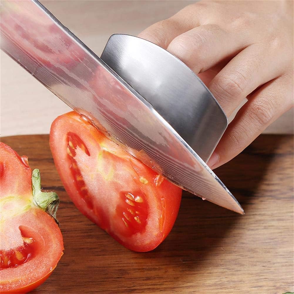 Finger Guards for Cutting Stainless Steel Knife Cutting Protector Kitchen Tool Chef Knife Finger Guard for Food Chopping Cutting Avoid Hurting (3-Pack)