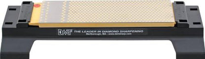 DMT DuoSharp Double-Sided Diamond Whetstone - Fine/Coarse (600/325) Diamond Sharpening Stone with Base - Tool Sharpener for Kitchen, Garage, Workshop, Chisels, Knives, More - Made in USA, 8 Inches