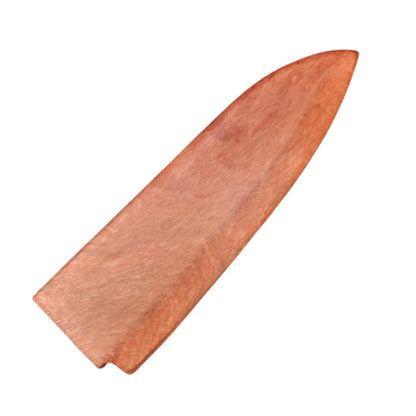 Handmade Natural Rosewood Magnetic Knife Sheath Japanese Deba Knives Wooden Cover Case Holder Protector (15CM)