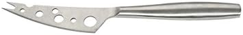Stainless Steel Cheese Knife - Copenhagen Nr.2 for All Types of Cheese - Multi-Functional Cheese Slicer - Handheld Slicer - Silver Non-Stick - Dishwasher Safe - for Kitchen Cooking
