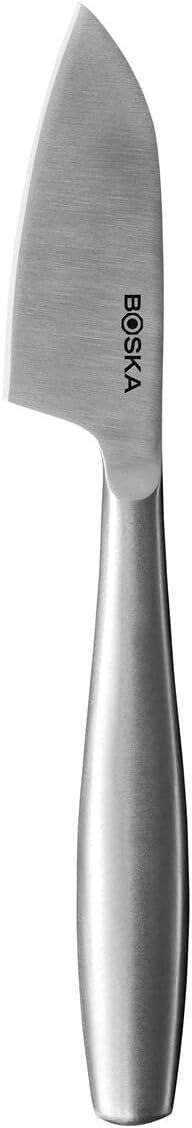 Stainless Steel Cheese Knife - Copenhagen Nr.2 for All Types of Cheese - Multi-Functional Cheese Slicer - Handheld Slicer - Silver Non-Stick - Dishwasher Safe - for Kitchen Cooking