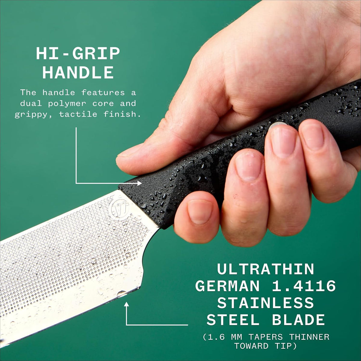 Milk Street 6.75-inch Nakiri Knife by Christopher Kimball, 1.4116 German Steel Nakiri Chef Knife, Ideal for Home Kitchen, Renowned Milk Street Nakiri Knives