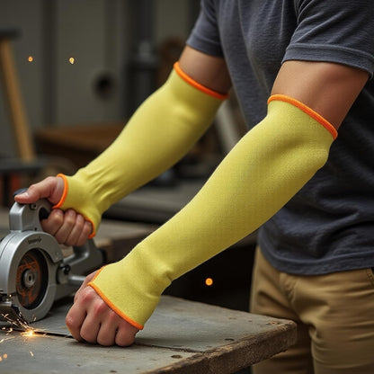 100% Kevlar fiber by DuPont Cut Resistant Knit Sleeve, Sold by 6-piece pack