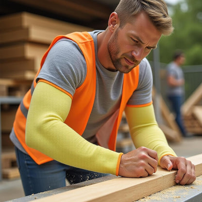 100% Kevlar fiber by DuPont Cut Resistant Knit Sleeve, Sold by 6-piece pack