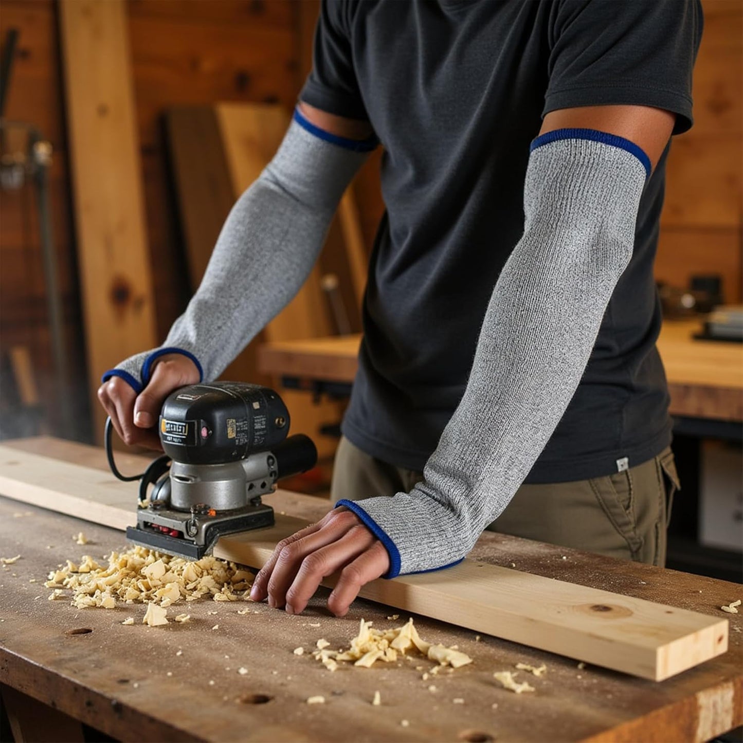 100% Kevlar fiber by DuPont Cut Resistant Knit Sleeve, Sold by 6-piece pack