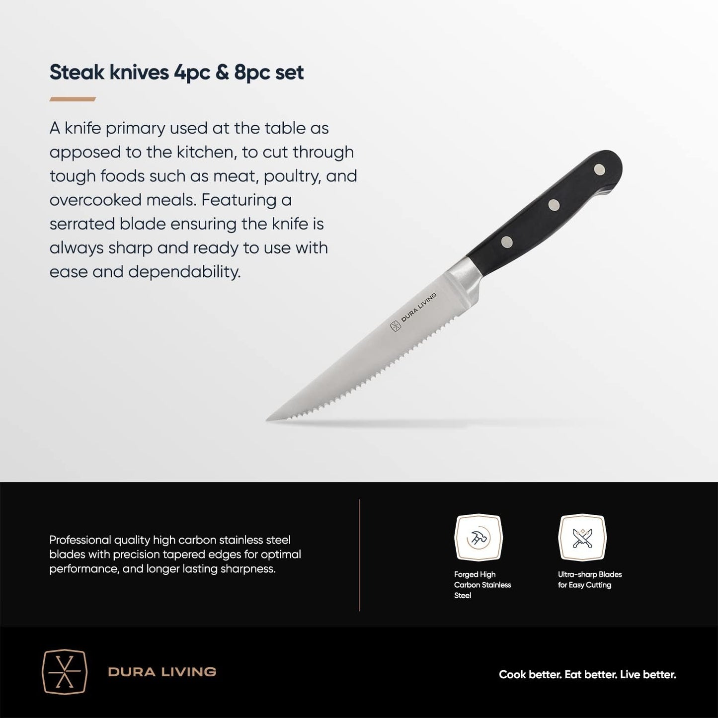7-Inch Santoku Knife - Razor-Sharp High-Carbon Stainless Steel Blade, Forged Ergonomic Riveted Handle, Chef Knife for Chopping, Slicing & Dicing, Multipurpose Kitchen Knife, Home Chef