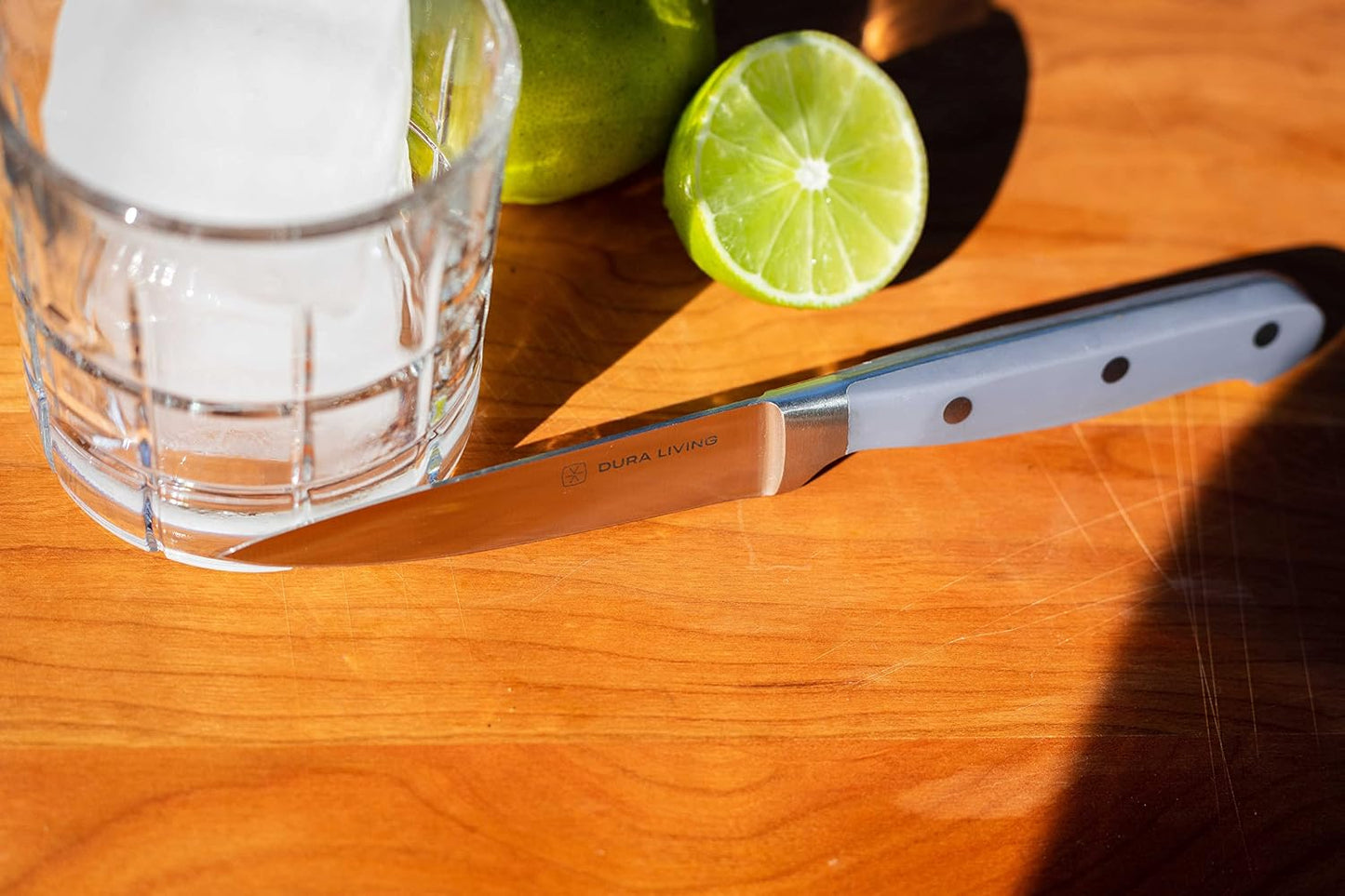 7-Inch Santoku Knife - Razor-Sharp High-Carbon Stainless Steel Blade, Forged Ergonomic Riveted Handle, Chef Knife for Chopping, Slicing & Dicing, Multipurpose Kitchen Knife, Home Chef