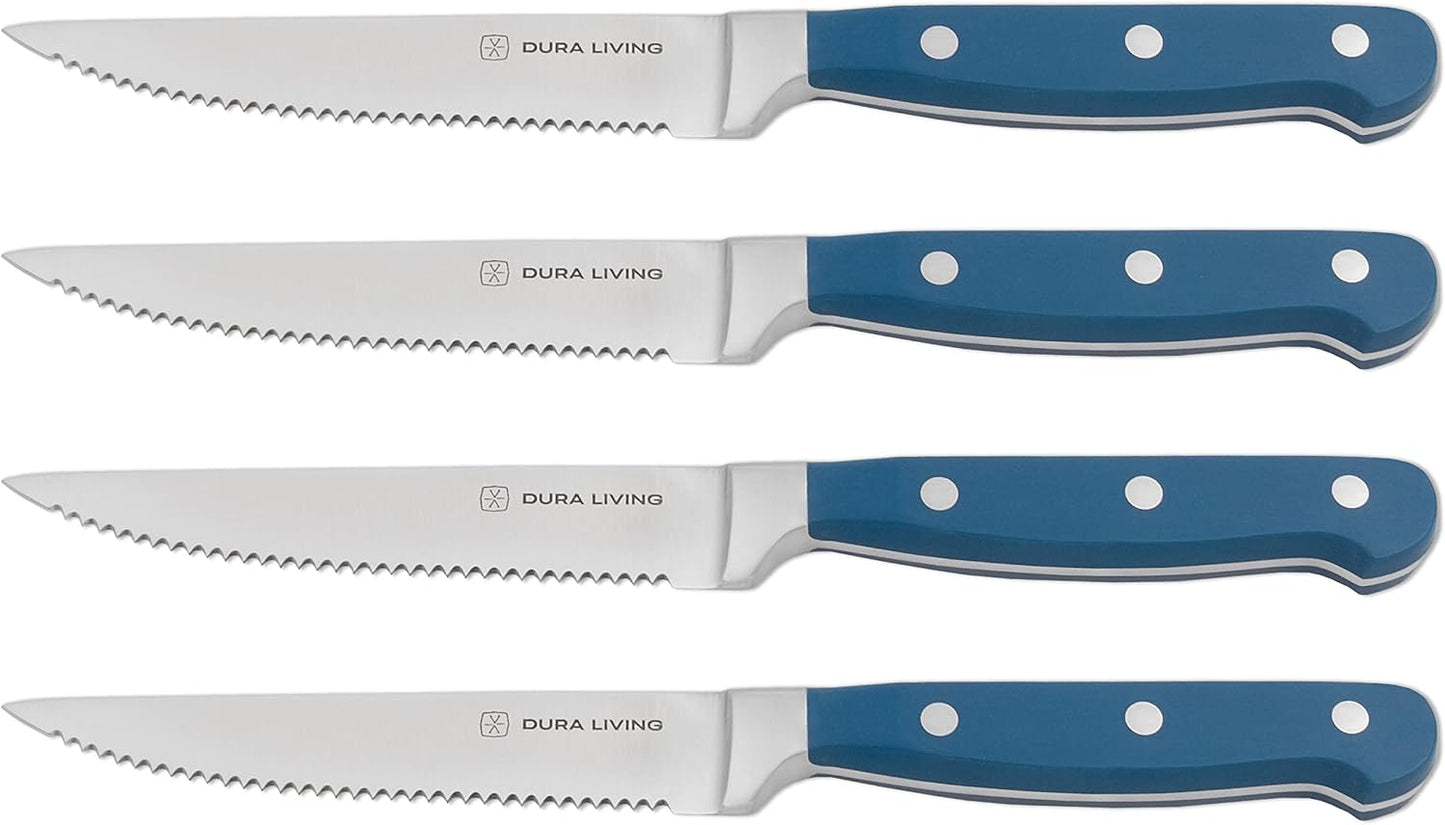 7-Inch Santoku Knife - Razor-Sharp High-Carbon Stainless Steel Blade, Forged Ergonomic Riveted Handle, Chef Knife for Chopping, Slicing & Dicing, Multipurpose Kitchen Knife, Home Chef
