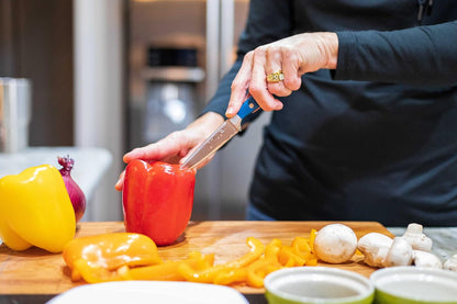 7-Inch Santoku Knife - Razor-Sharp High-Carbon Stainless Steel Blade, Forged Ergonomic Riveted Handle, Chef Knife for Chopping, Slicing & Dicing, Multipurpose Kitchen Knife, Home Chef