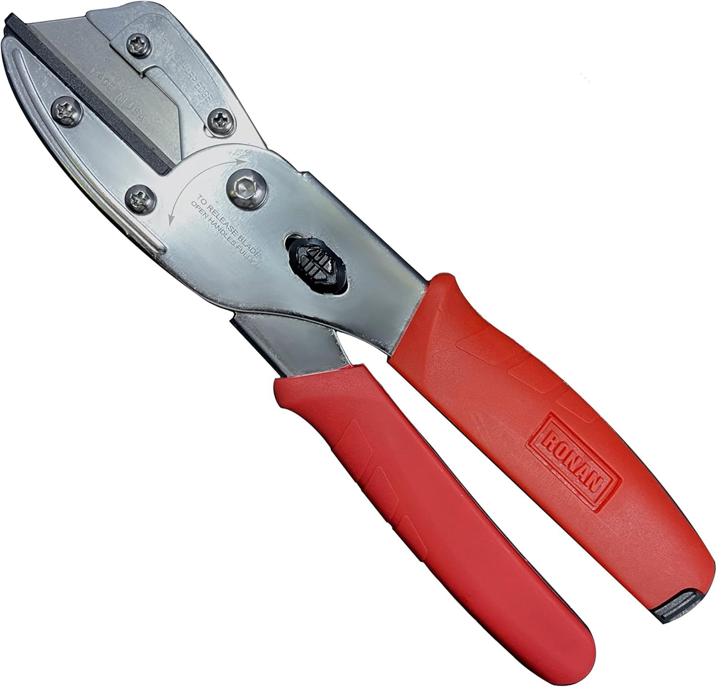 Multi-Cut Quick Change Utility Cutter, Razor Sharp Multipurpose Cutting Tool Cuts Cable, Wood, Carpet, Laminate Tile, Vinyl, Rubber, Shrubs, For Professionals and DIY