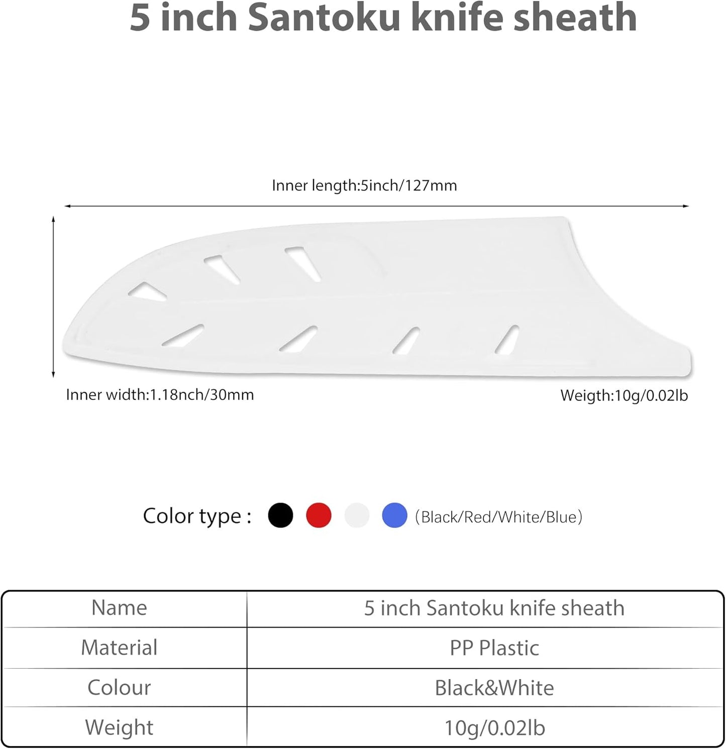 2pcs/set Safety Knife Covers Sleeves Knives Edge Guard, Universal Knife Sheath, Paring, Fruit Ceramic Knife Case Blade Guards Protector White Kitchen Knife Cover Sleeve